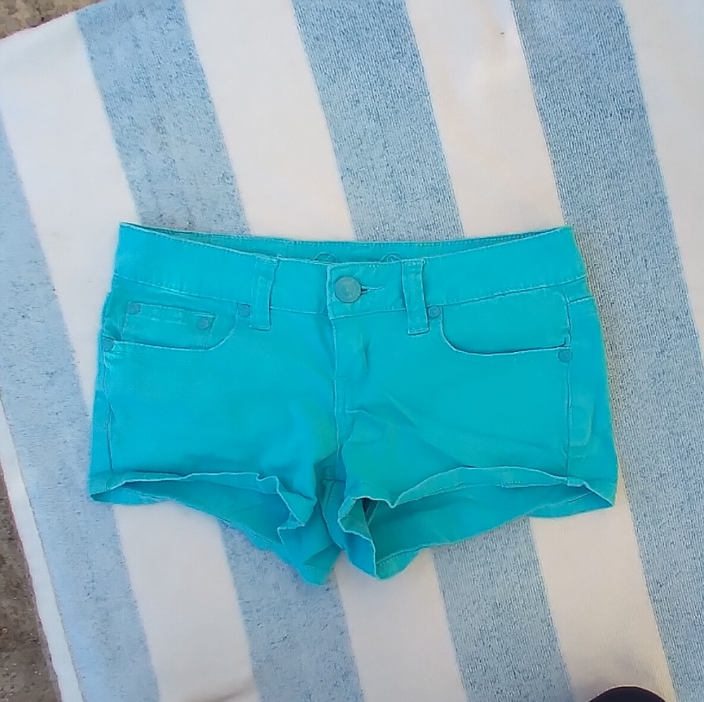 Blue jean shorts